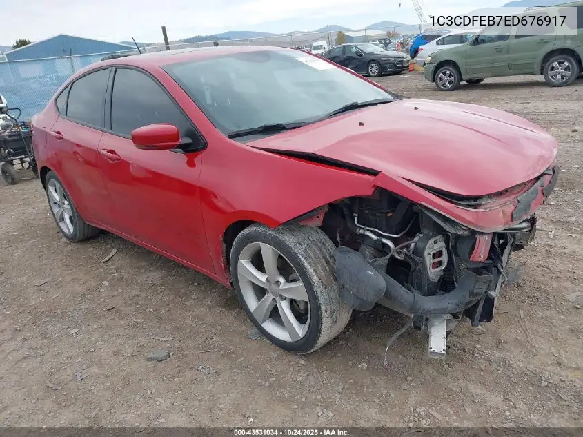 1C3CDFEB7ED676917 2014 Dodge Dart Gt