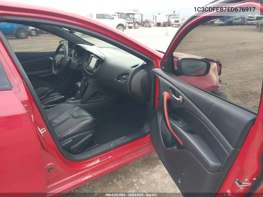 1C3CDFEB7ED676917 2014 Dodge Dart Gt