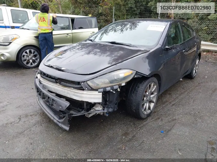 1C3CDFBB8ED702980 2014 Dodge Dart Sxt