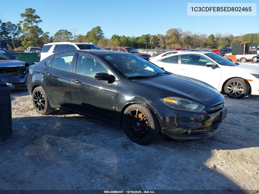 1C3CDFEB5ED802465 2014 Dodge Dart Gt