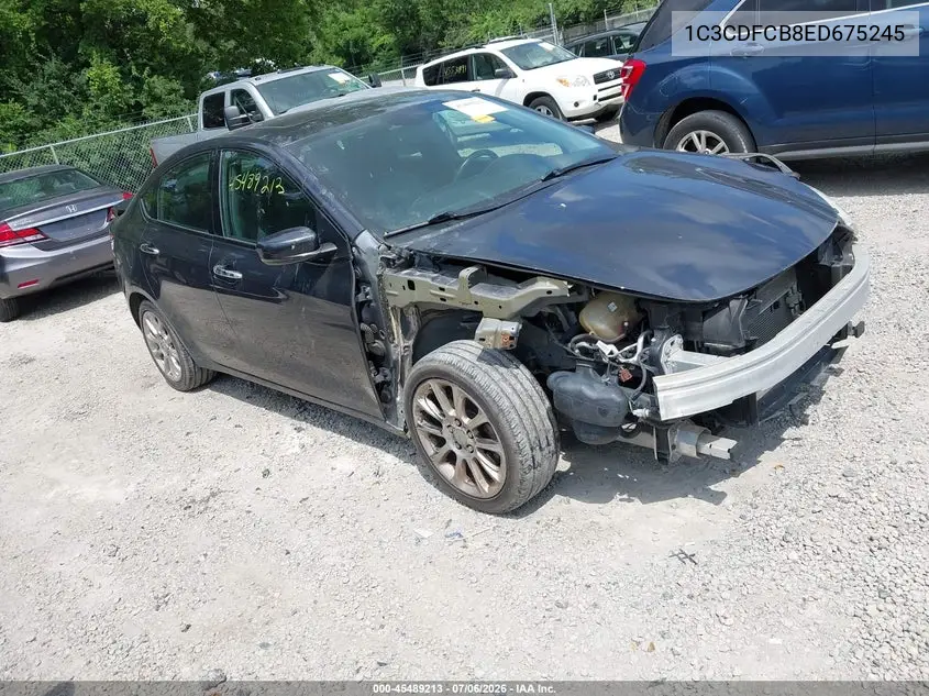 2014 Dodge Dart Limited VIN: 1C3CDFCB8ED675245 Lot: 45489213
