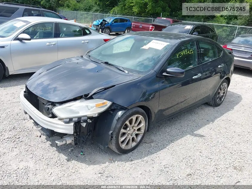 2014 Dodge Dart Limited VIN: 1C3CDFCB8ED675245 Lot: 45489213