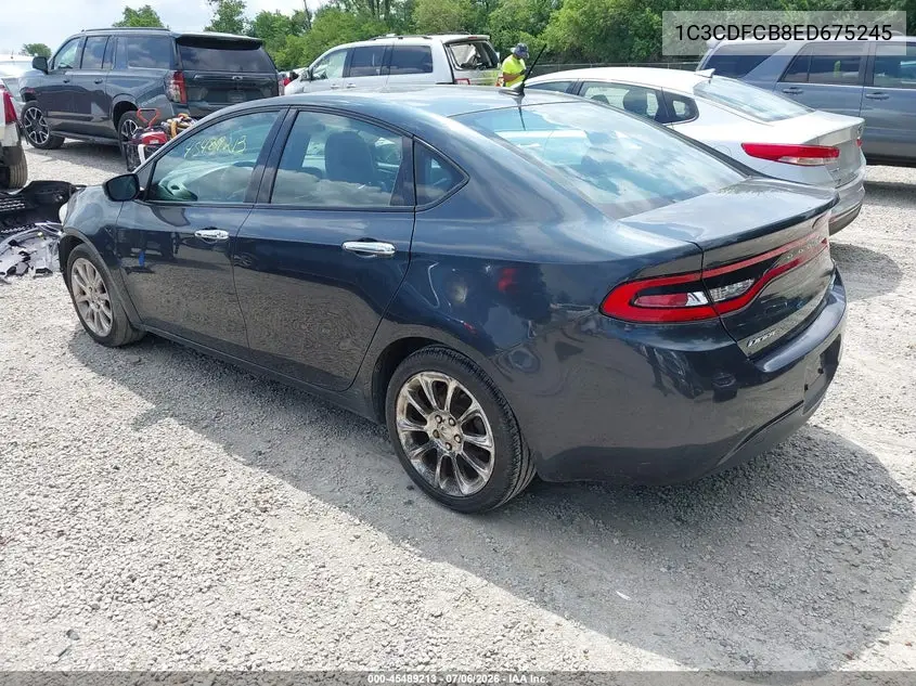 2014 Dodge Dart Limited VIN: 1C3CDFCB8ED675245 Lot: 45489213