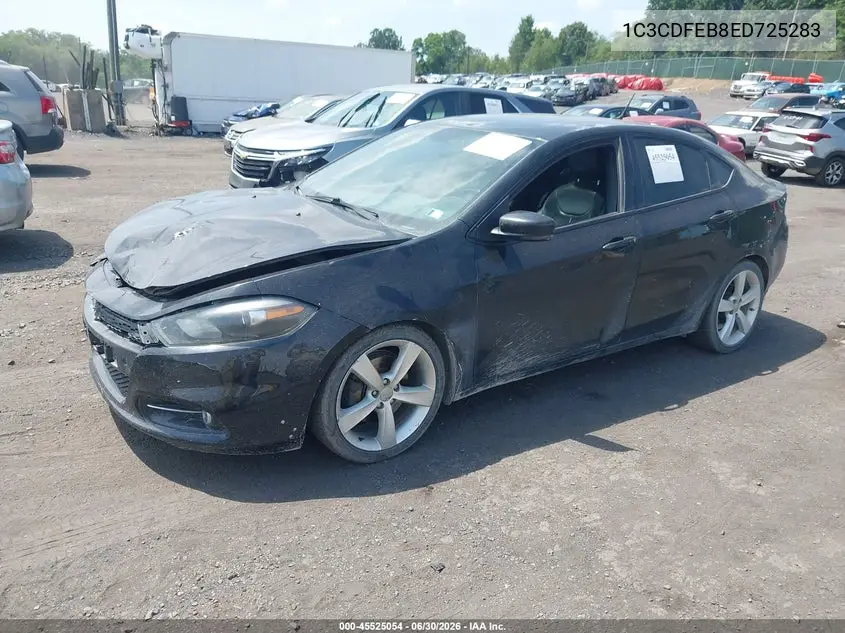 2014 Dodge Dart Gt VIN: 1C3CDFEB8ED725283 Lot: 45525054