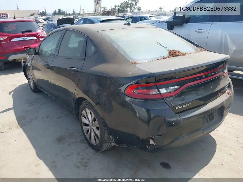 2014 Dodge Dart Sxt VIN: 1C3CDFBB2ED673332 Lot: 45530035