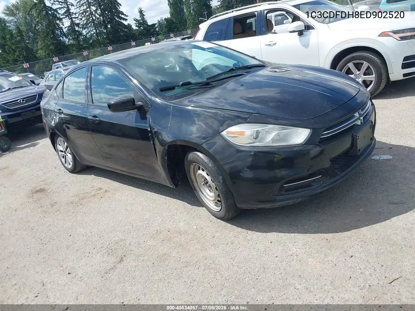 2014 Dodge Dart Aero VIN: 1C3CDFDH8ED902520 Lot: 45534057