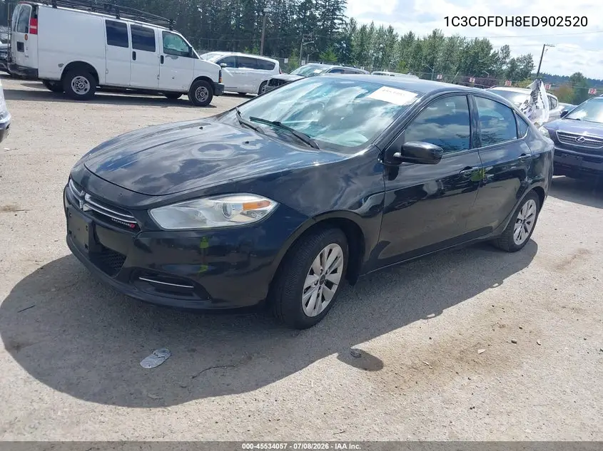 2014 Dodge Dart Aero VIN: 1C3CDFDH8ED902520 Lot: 45534057