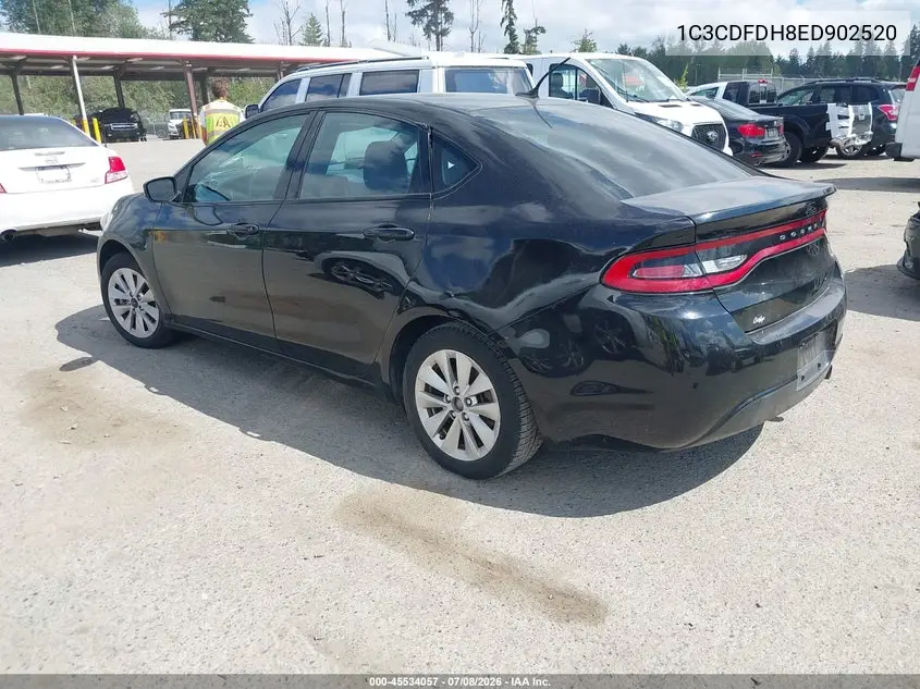 2014 Dodge Dart Aero VIN: 1C3CDFDH8ED902520 Lot: 45534057