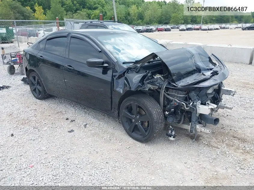 2014 Dodge Dart Sxt VIN: 1C3CDFBBXED866487 Lot: 45549357