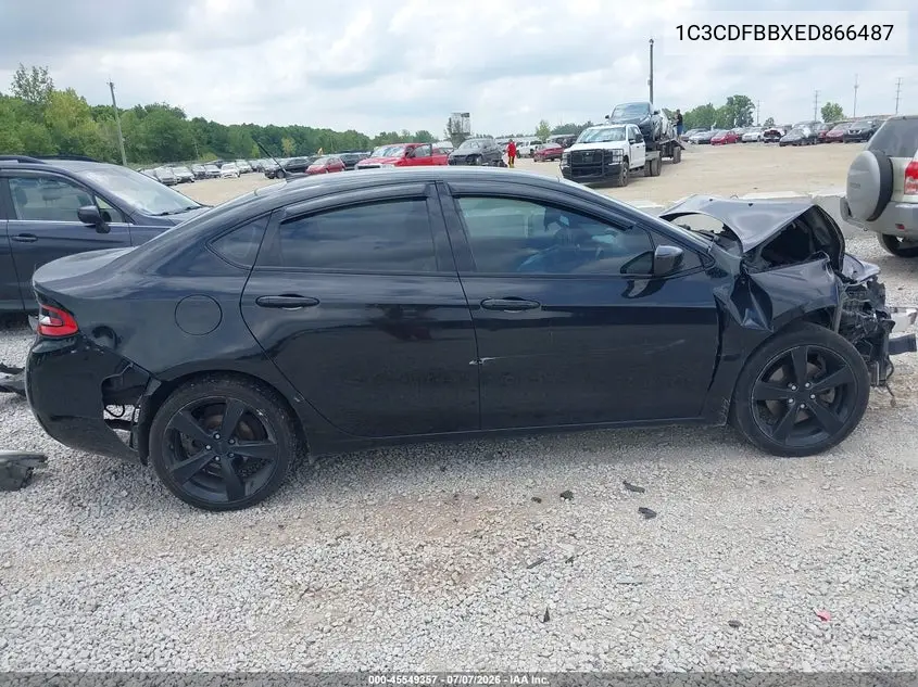 2014 Dodge Dart Sxt VIN: 1C3CDFBBXED866487 Lot: 45549357