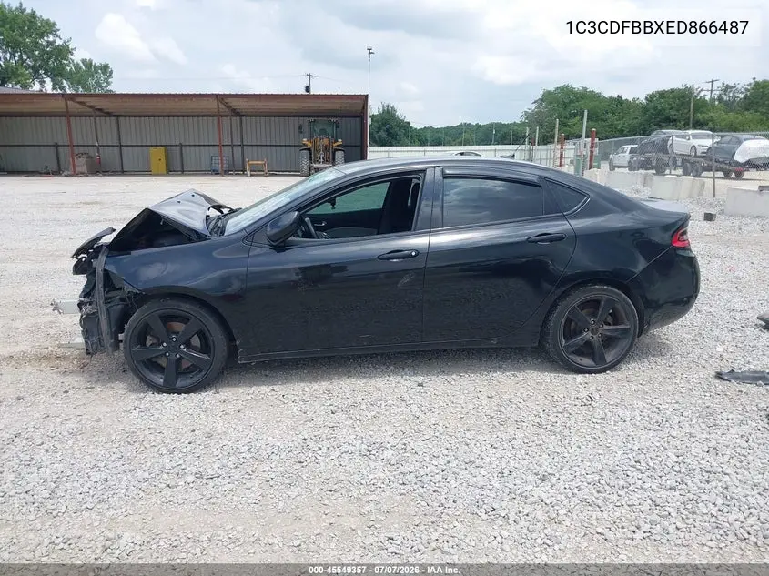 2014 Dodge Dart Sxt VIN: 1C3CDFBBXED866487 Lot: 45549357