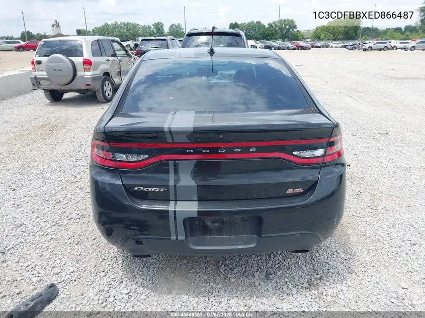 2014 Dodge Dart Sxt VIN: 1C3CDFBBXED866487 Lot: 45549357