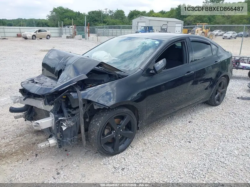 2014 Dodge Dart Sxt VIN: 1C3CDFBBXED866487 Lot: 45549357