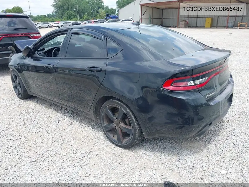 2014 Dodge Dart Sxt VIN: 1C3CDFBBXED866487 Lot: 45549357