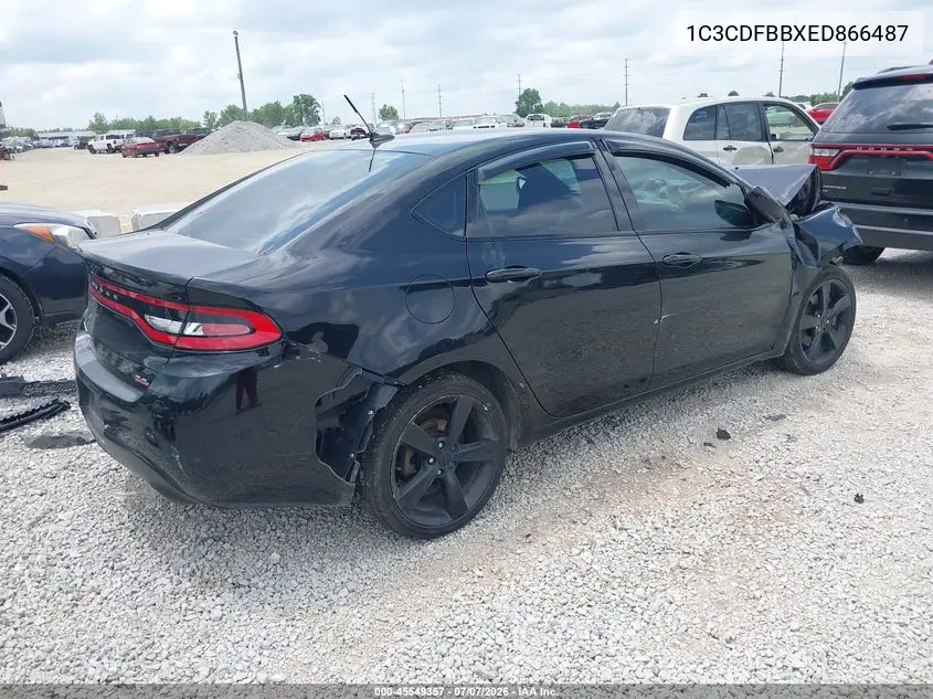 2014 Dodge Dart Sxt VIN: 1C3CDFBBXED866487 Lot: 45549357