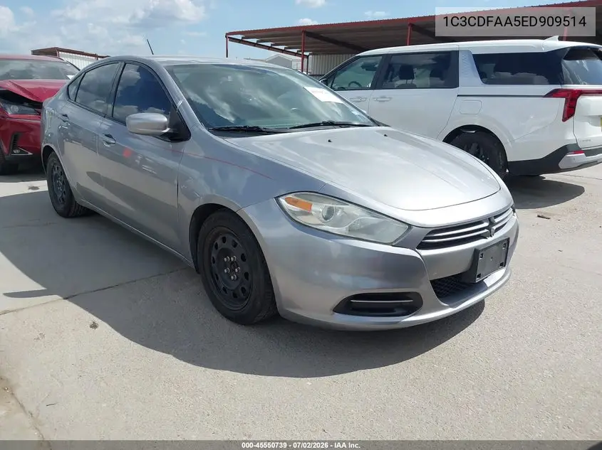 2014 Dodge Dart Se VIN: 1C3CDFAA5ED909514 Lot: 45550739
