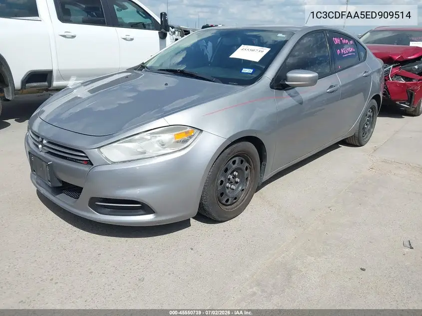 2014 Dodge Dart Se VIN: 1C3CDFAA5ED909514 Lot: 45550739