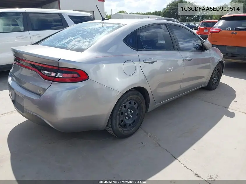 2014 Dodge Dart Se VIN: 1C3CDFAA5ED909514 Lot: 45550739