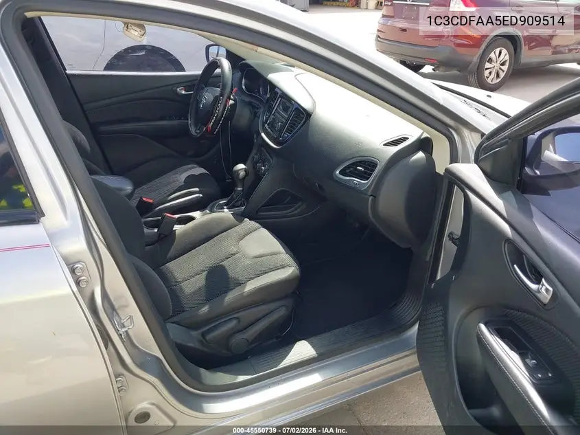 2014 Dodge Dart Se VIN: 1C3CDFAA5ED909514 Lot: 45550739
