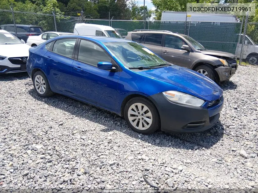 2014 Dodge Dart Aero VIN: 1C3CDFDHXED719961 Lot: 45555391