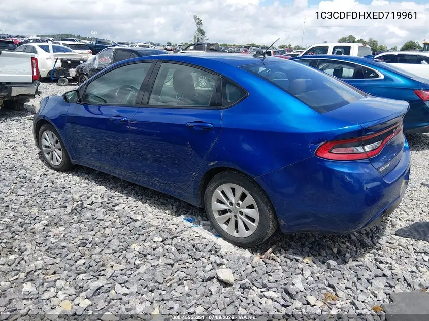 2014 Dodge Dart Aero VIN: 1C3CDFDHXED719961 Lot: 45555391