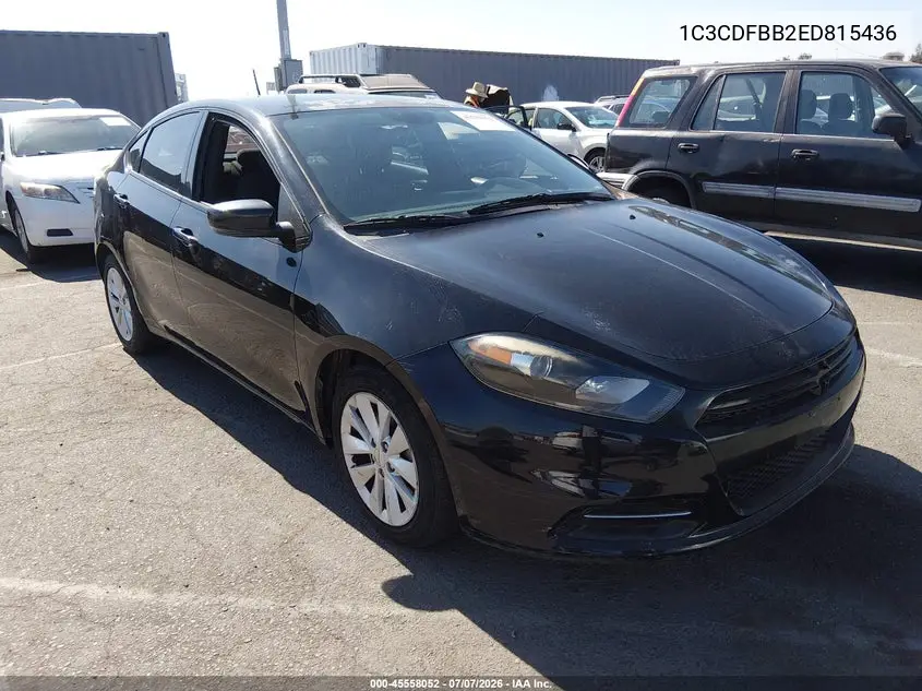 2014 Dodge Dart Sxt VIN: 1C3CDFBB2ED815436 Lot: 45558052