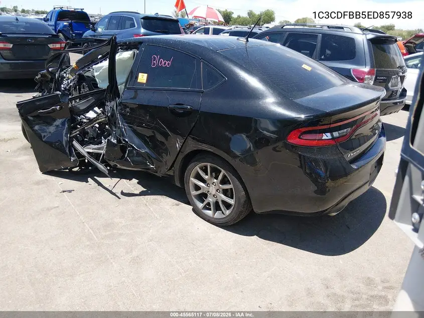 2014 Dodge Dart Sxt VIN: 1C3CDFBB5ED857938 Lot: 45565117