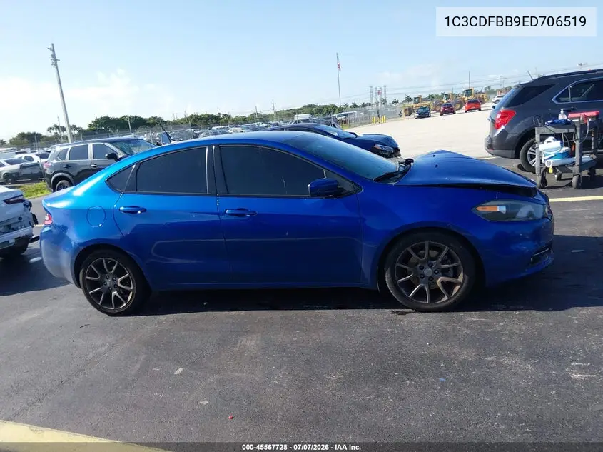 2014 Dodge Dart Sxt VIN: 1C3CDFBB9ED706519 Lot: 45567728