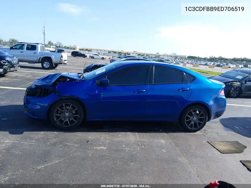 2014 Dodge Dart Sxt VIN: 1C3CDFBB9ED706519 Lot: 45567728