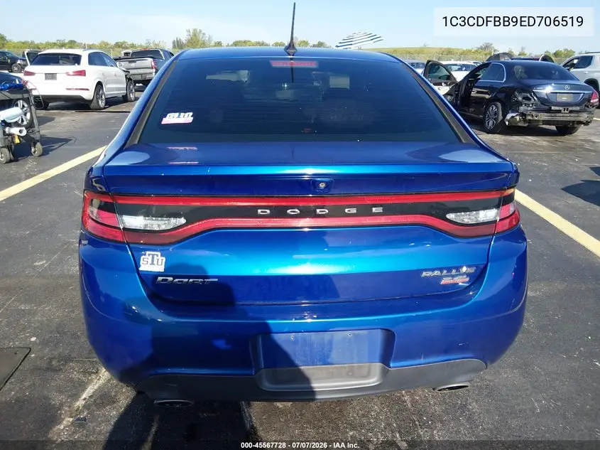 2014 Dodge Dart Sxt VIN: 1C3CDFBB9ED706519 Lot: 45567728