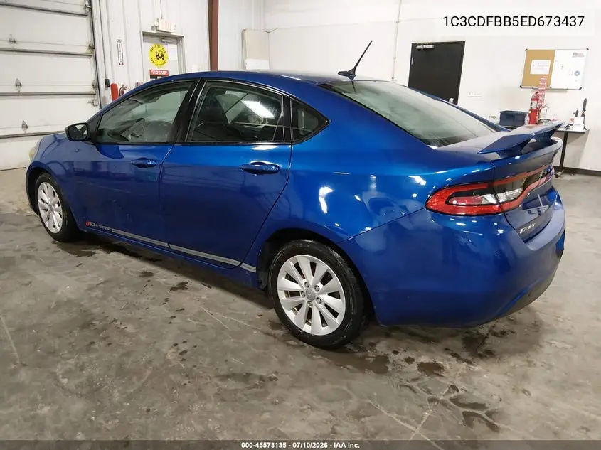 2014 Dodge Dart Sxt VIN: 1C3CDFBB5ED673437 Lot: 45573135