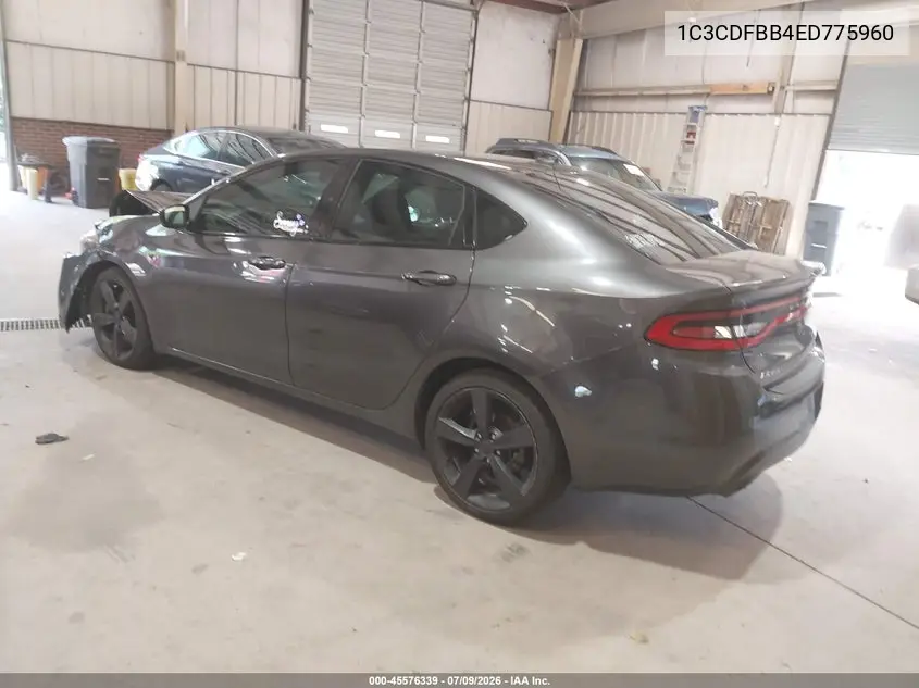 2014 Dodge Dart Sxt VIN: 1C3CDFBB4ED775960 Lot: 45576339
