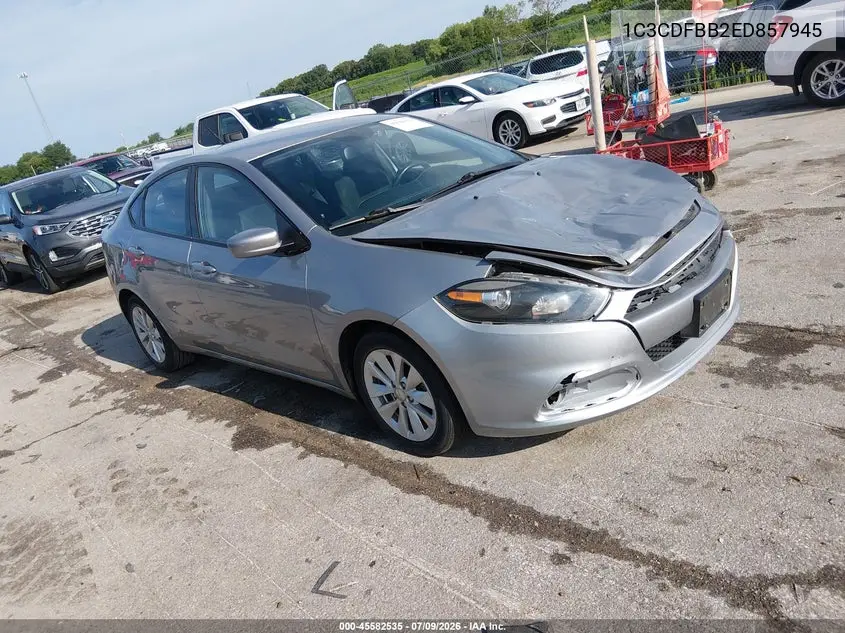 2014 Dodge Dart Sxt VIN: 1C3CDFBB2ED857945 Lot: 45582535