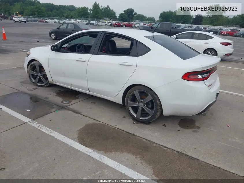 2014 Dodge Dart Gt VIN: 1C3CDFEBXED925923 Lot: 45591571