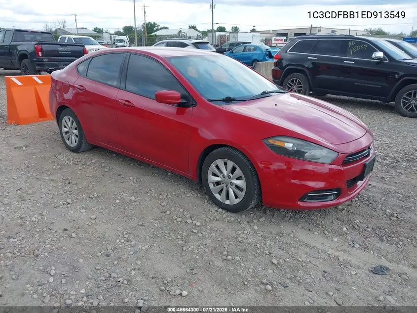 2014 Dodge Dart Sxt VIN: 1C3CDFBB1ED913549 Lot: 45664300