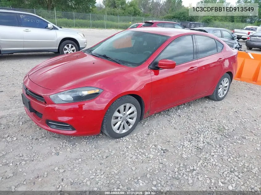 2014 Dodge Dart Sxt VIN: 1C3CDFBB1ED913549 Lot: 45664300