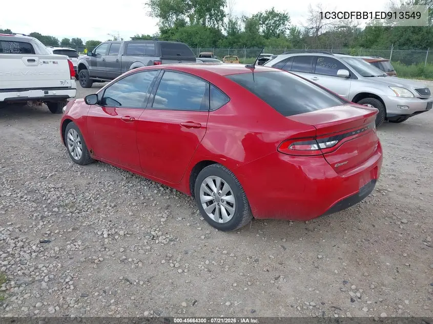 2014 Dodge Dart Sxt VIN: 1C3CDFBB1ED913549 Lot: 45664300