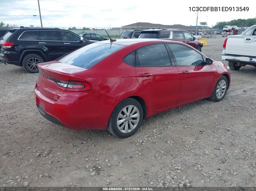 2014 Dodge Dart Sxt VIN: 1C3CDFBB1ED913549 Lot: 45664300