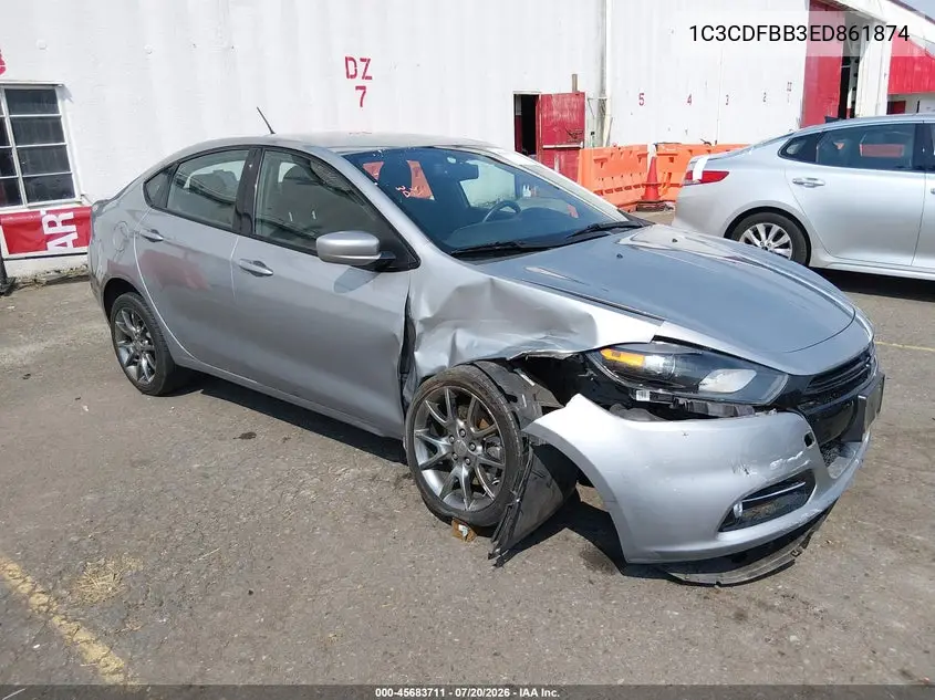 2014 Dodge Dart Sxt VIN: 1C3CDFBB3ED861874 Lot: 45683711