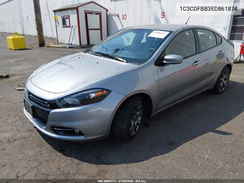 2014 Dodge Dart Sxt VIN: 1C3CDFBB3ED861874 Lot: 45683711