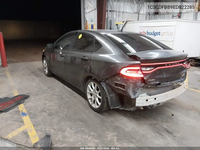 2014 Dodge Dart Sxt VIN: 1C3CDFBB9ED822285 Lot: 45689263