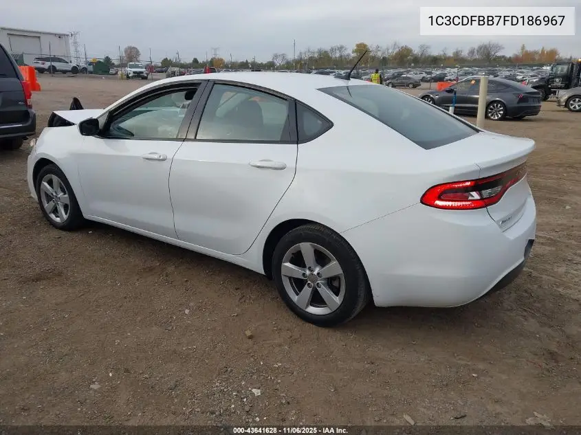 1C3CDFBB7FD186967 2015 Dodge Dart Sxt