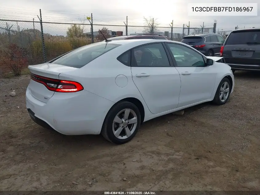 1C3CDFBB7FD186967 2015 Dodge Dart Sxt