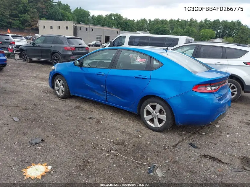 2015 Dodge Dart Sxt VIN: 1C3CDFBB4FD266775 Lot: 45463556