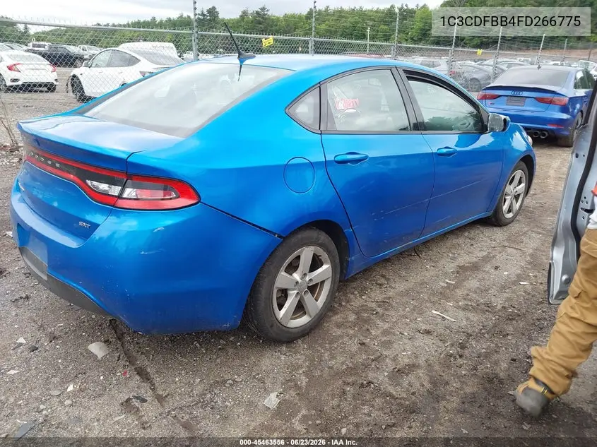 2015 Dodge Dart Sxt VIN: 1C3CDFBB4FD266775 Lot: 45463556