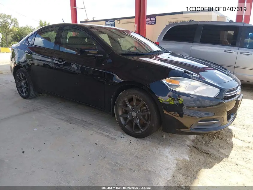 2015 Dodge Dart Aero VIN: 1C3CDFDH3FD407319 Lot: 45471150