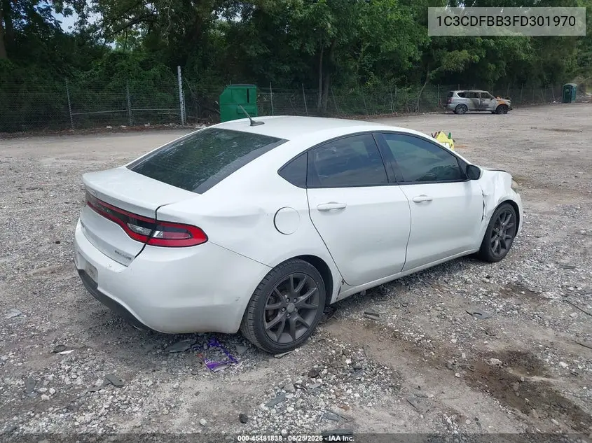 2015 Dodge Dart Sxt VIN: 1C3CDFBB3FD301970 Lot: 45481838