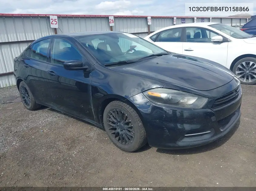 2015 Dodge Dart Sxt VIN: 1C3CDFBB4FD158866 Lot: 45515101