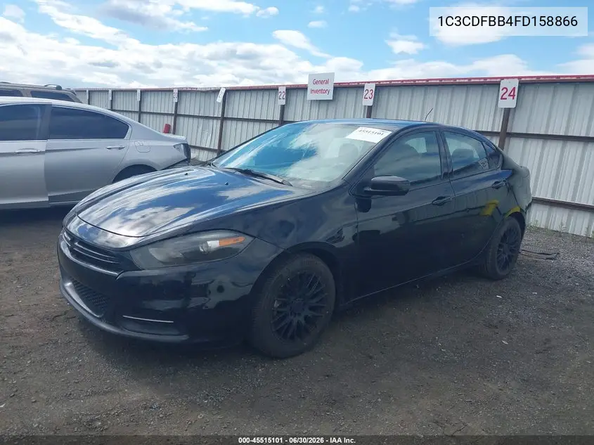 2015 Dodge Dart Sxt VIN: 1C3CDFBB4FD158866 Lot: 45515101