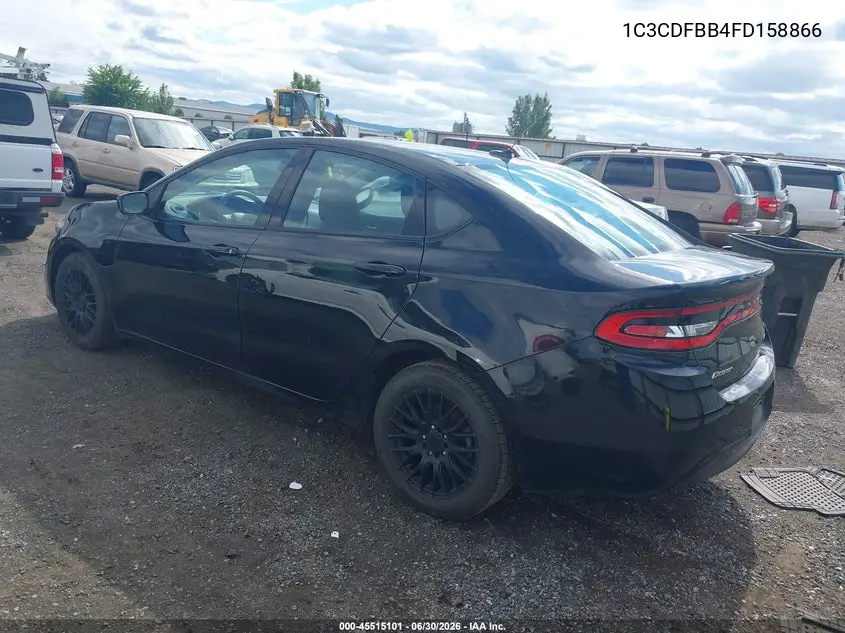 2015 Dodge Dart Sxt VIN: 1C3CDFBB4FD158866 Lot: 45515101